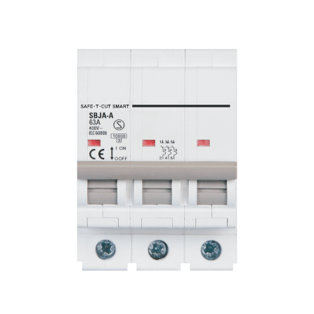 เซอร์กิตเบรกเกอร์ 63 แอมป์ 3 โพล 10KA เซฟ-ที-คัท สมาร์ท รุ่น US สีขาว_0